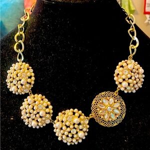 Pearl Disc necklace